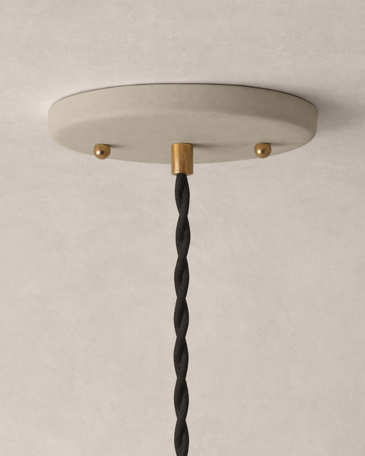 Pompeii Pendant Light | Large Dome Hanging Fixture | Dune Natural