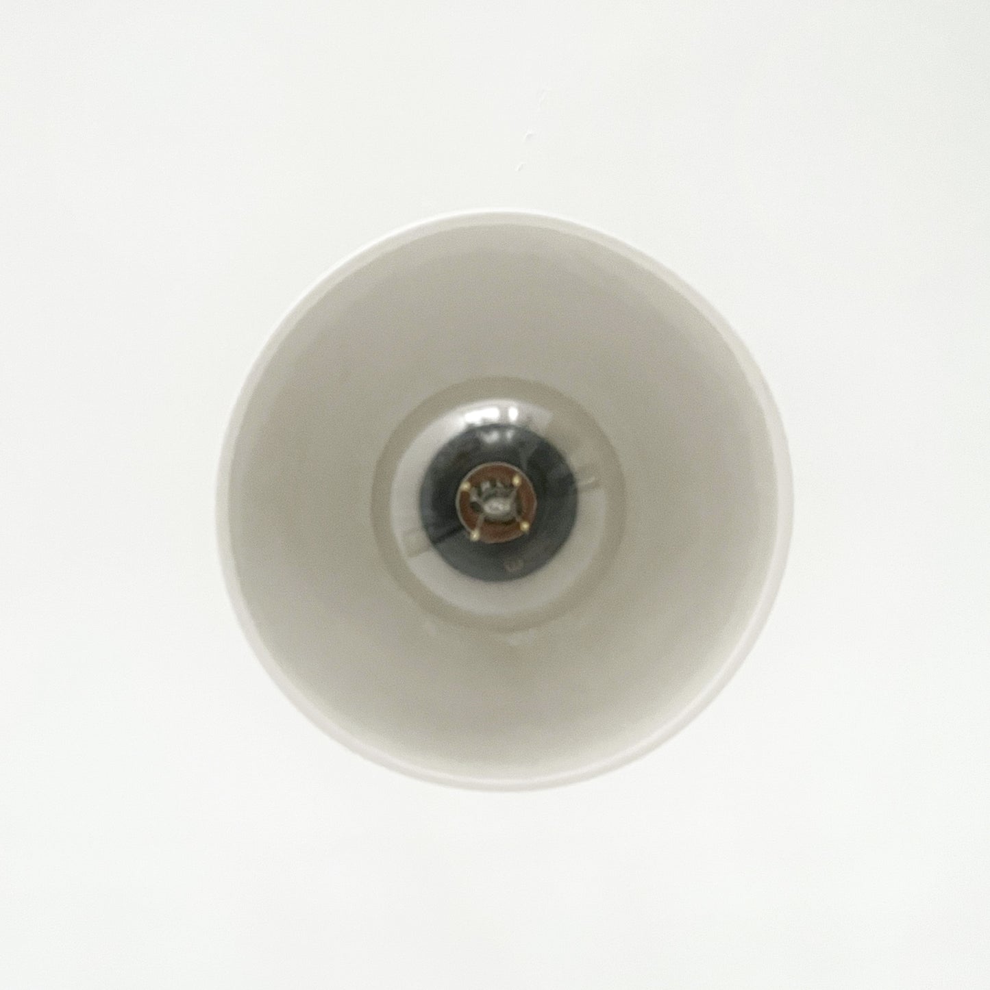 Pompeii Pendant Light | Small Dome Hanging Fixture | Bone White