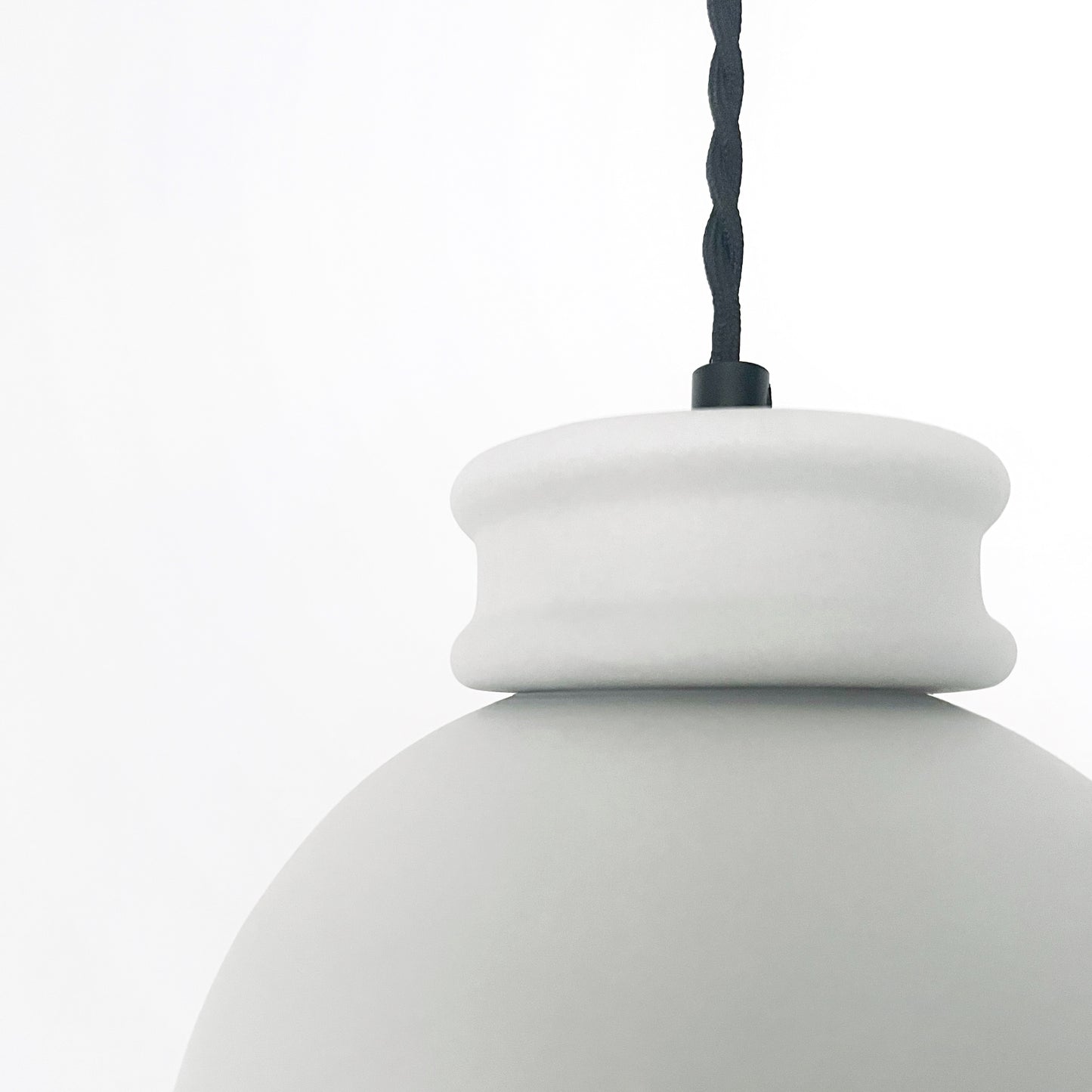 Small Pompeii Pendant Light Fixture - Fog
