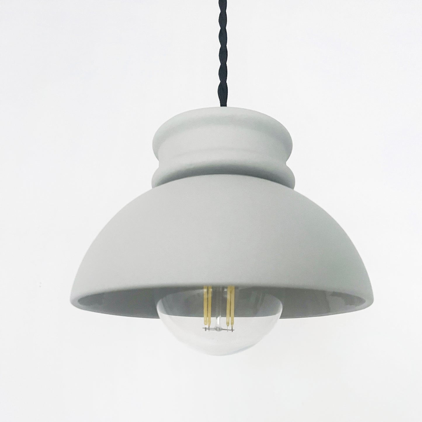 Small Pompeii Pendant Light Fixture - Fog