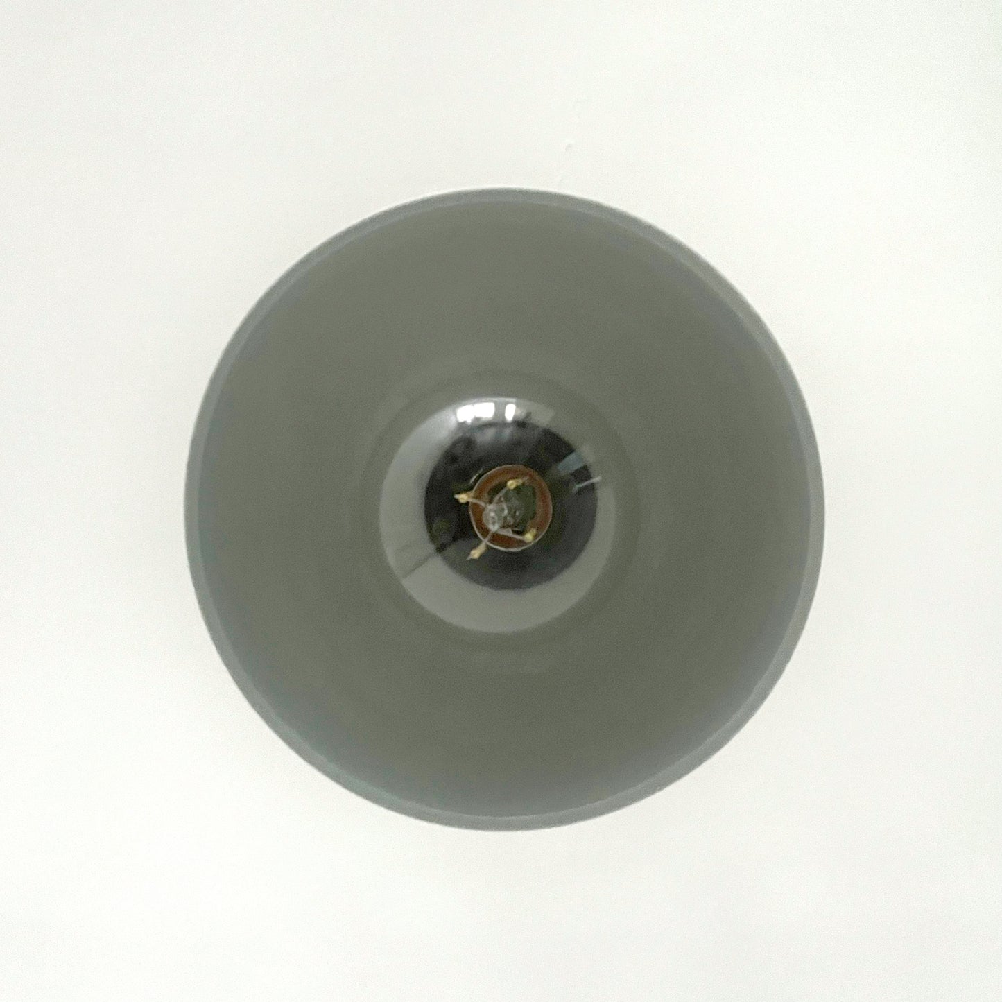 Pompeii Pendant Light | Small Dome Hanging Fixture | Fog Gray