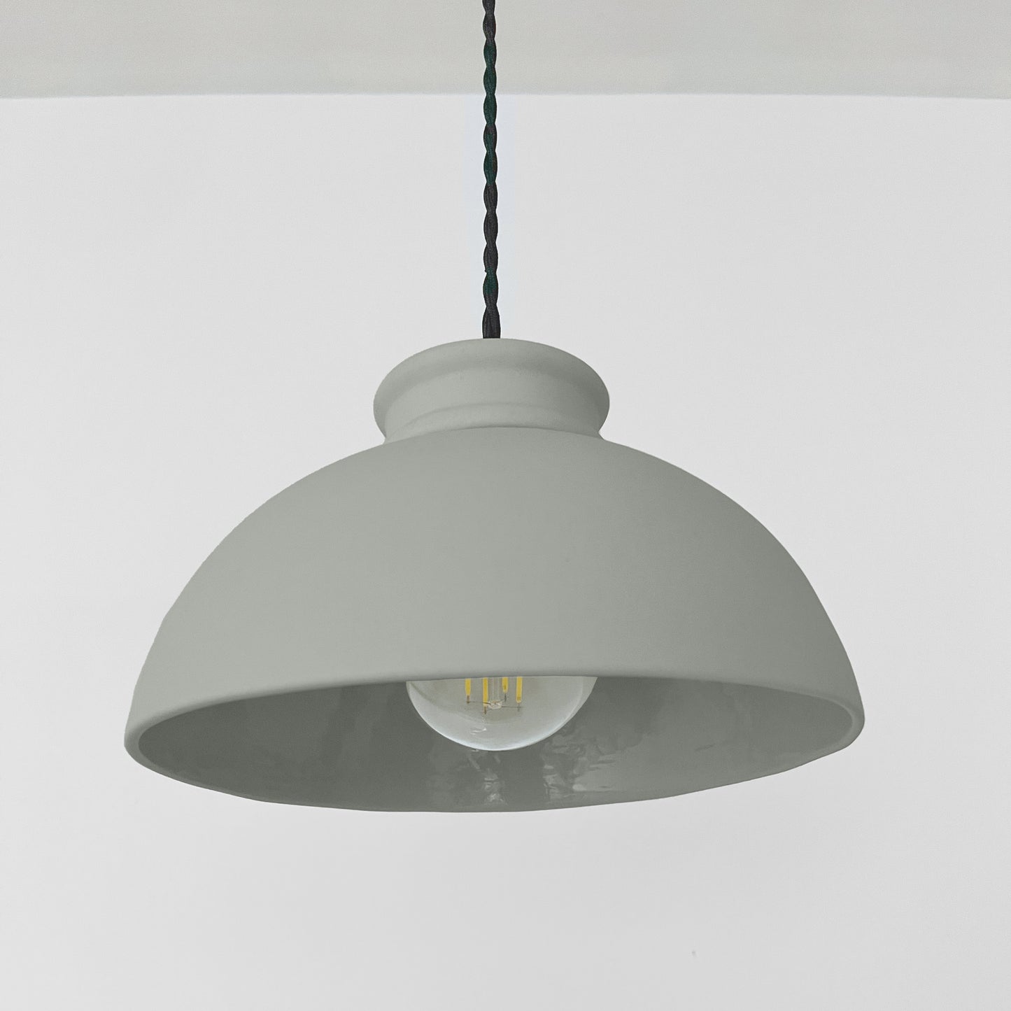 Large Pompeii Pendant Light Fixture - Fog