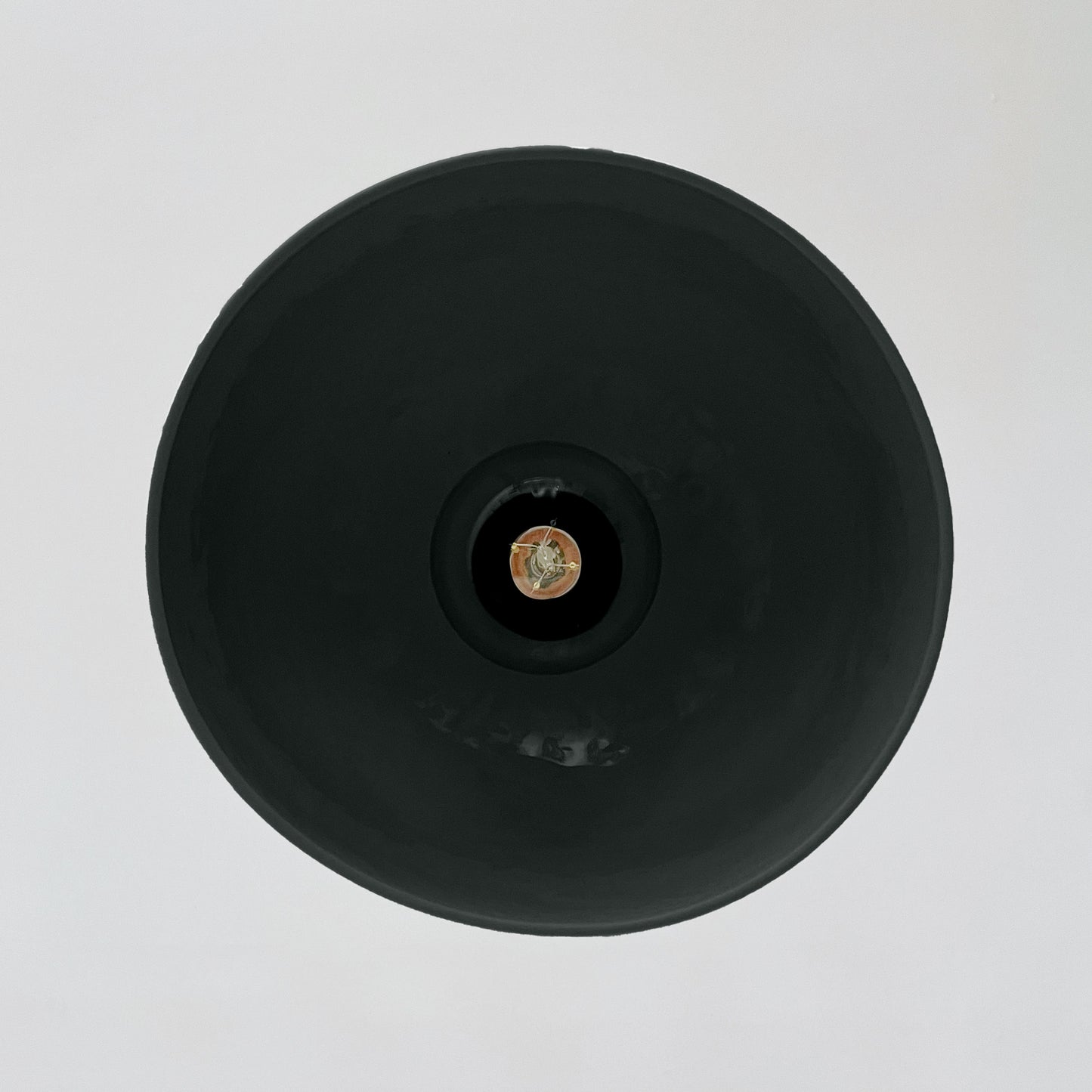 Pompeii Pendant Light | Large Dome Hanging Fixture | Shadow Charcoal Gray