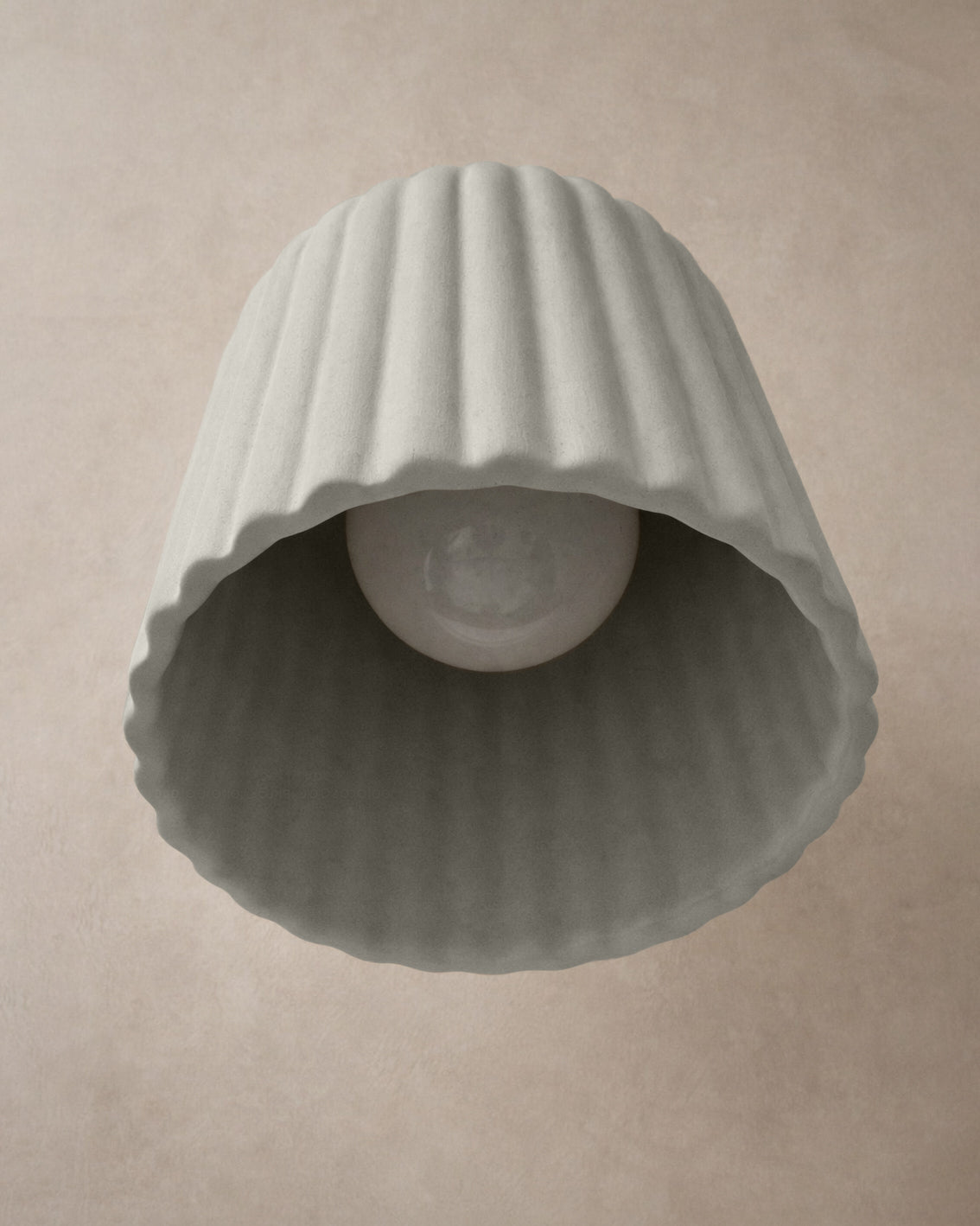 Palatino Small Sconce · Bone