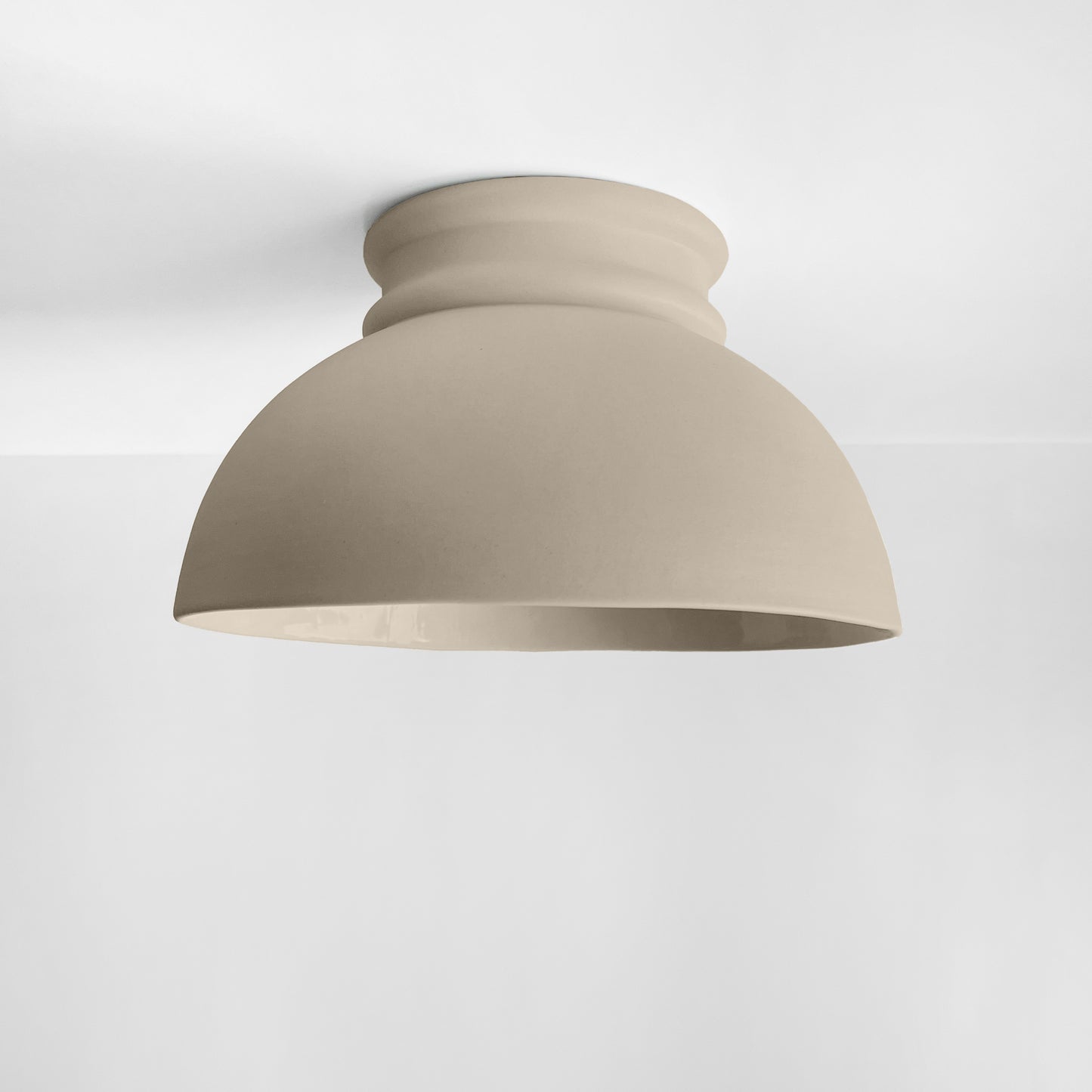 Large Pompeii Flush Mount Light Fixture - Dune