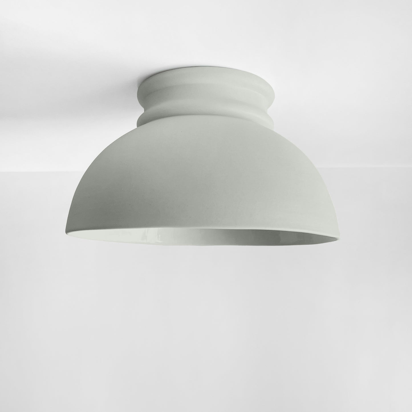 Large Pompeii Flush Mount Light Fixture - Fog