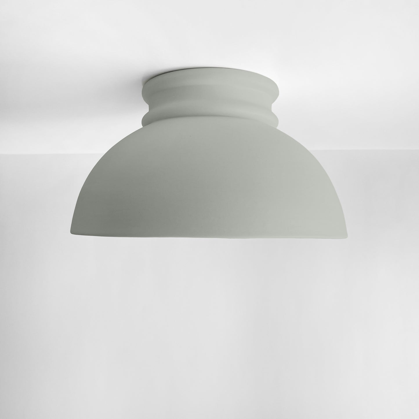 Large Pompeii Flush Mount Light Fixture - Fog