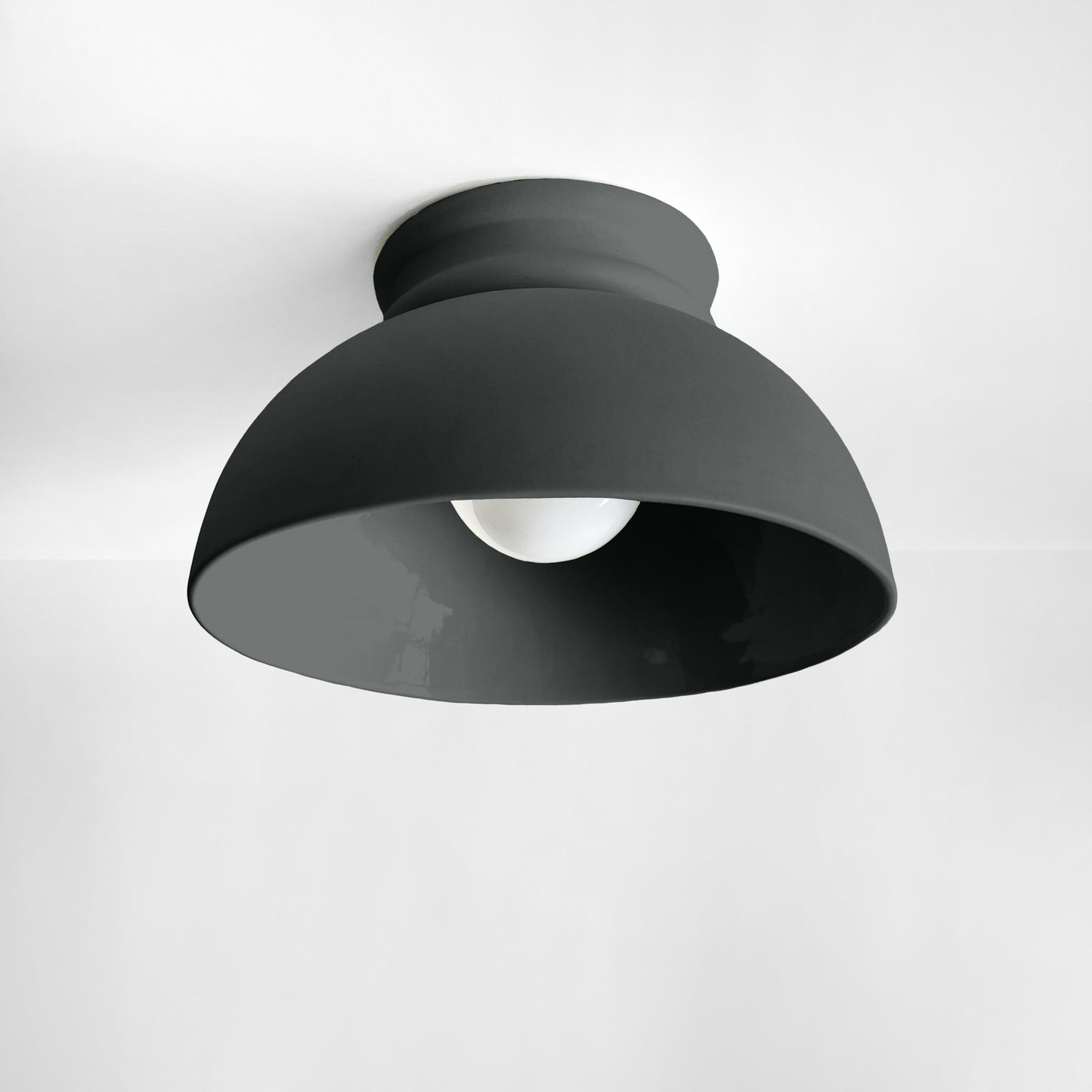 Large Pompeii Flush Mount Light Fixture - Shadow