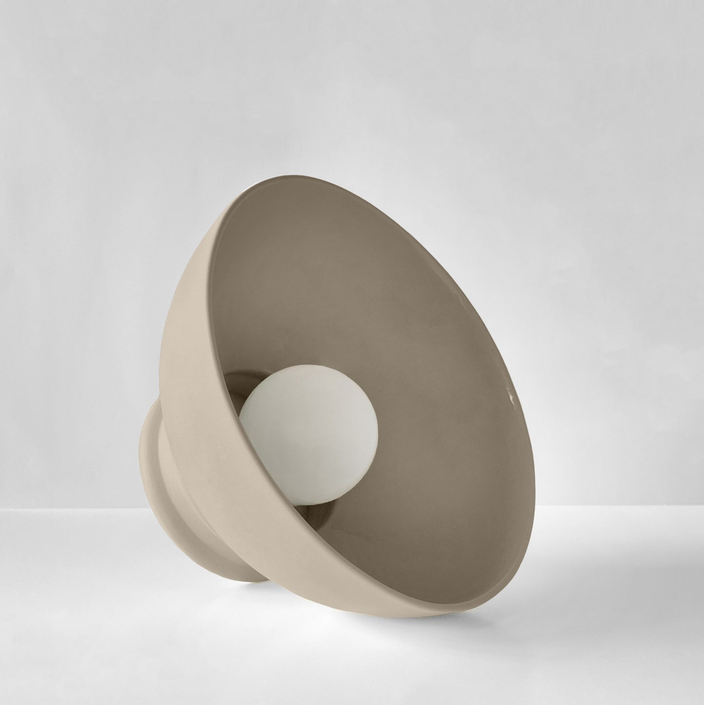 Large Pompeii Flush Mount Light Fixture - Dune