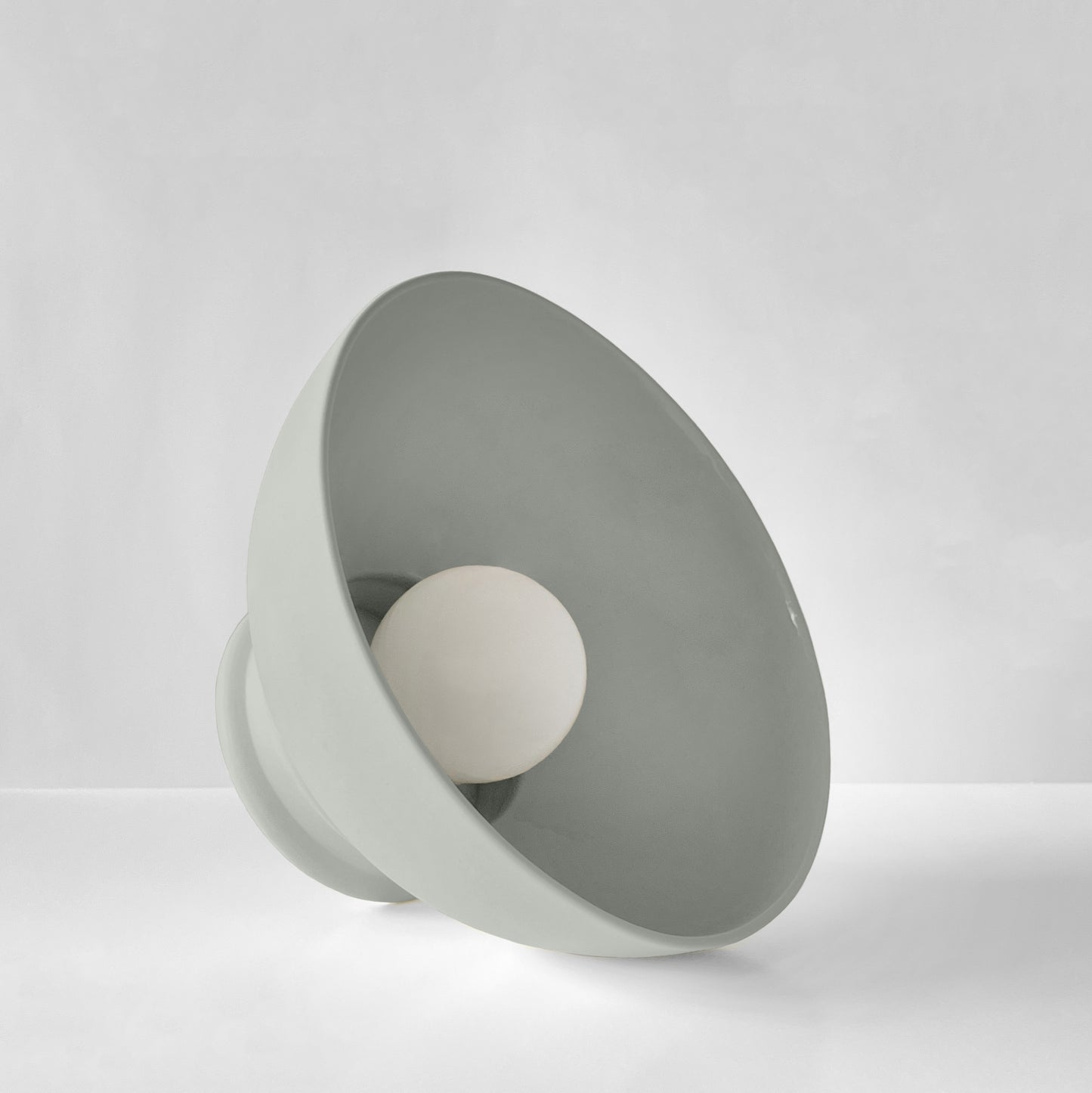 Large Pompeii Flush Mount Light Fixture - Fog