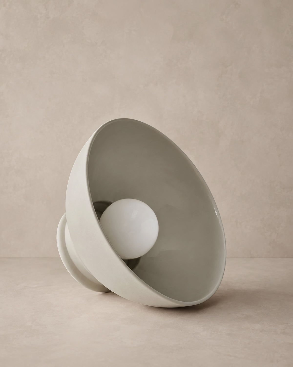 Pompeii Large Flush Mount · Bone