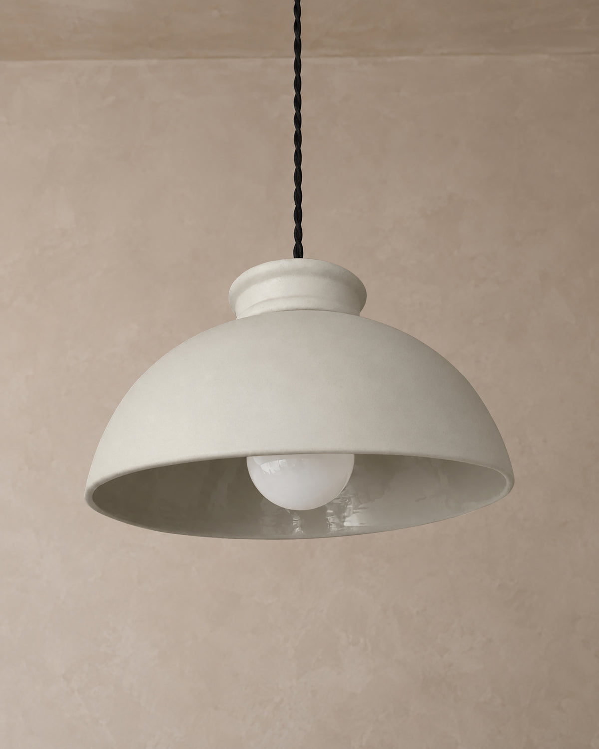 Pompeii Large Pendant · Bone