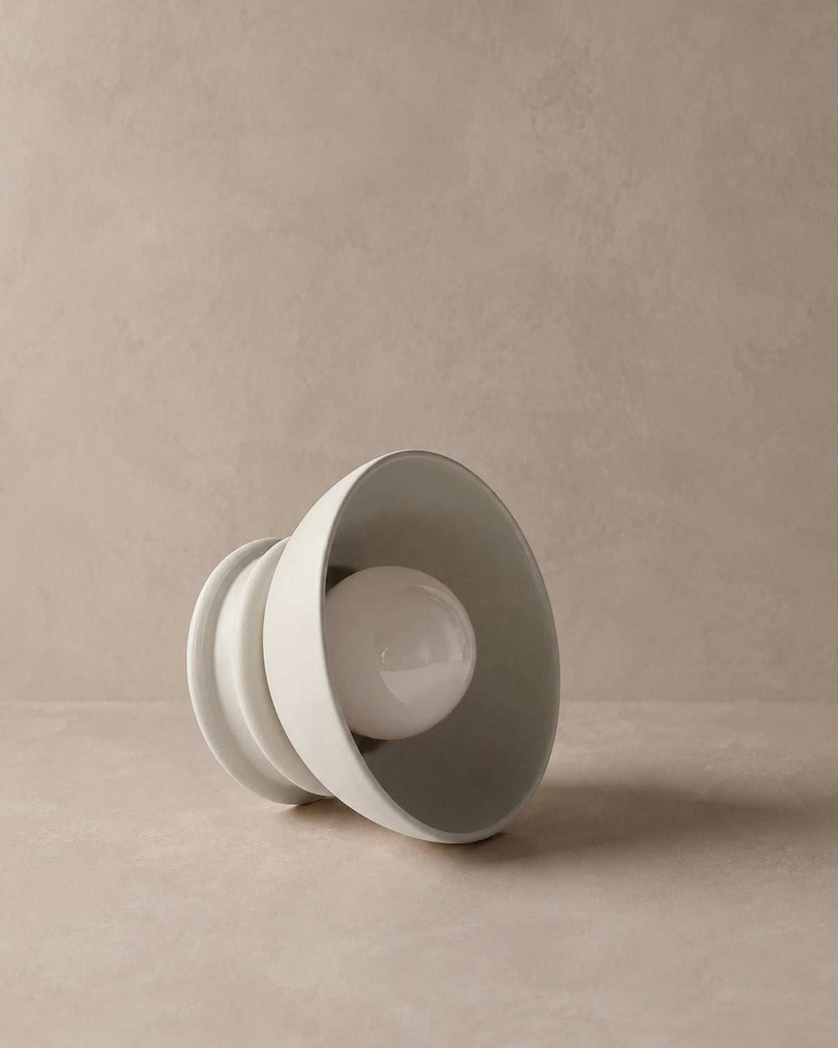 Pompeii Small Sconce · Bone