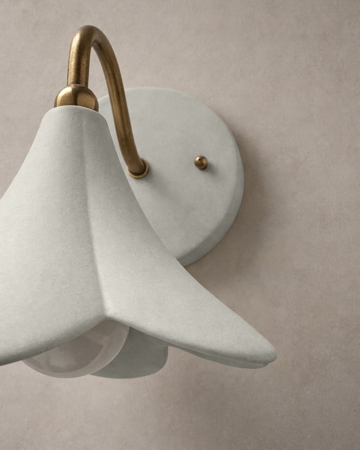 Serafina Small Sconce · Bone