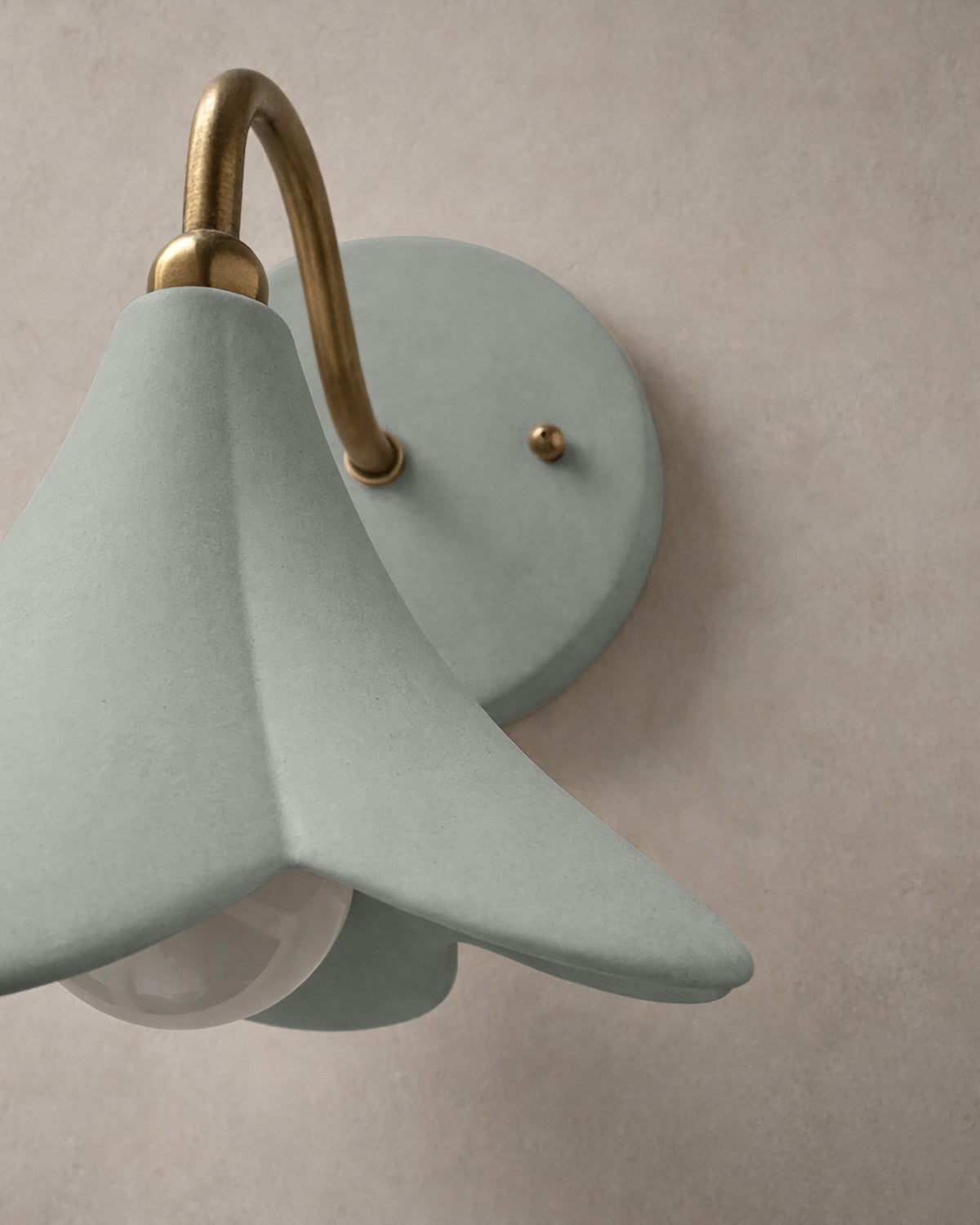 Serafina Small Sconce · Fog