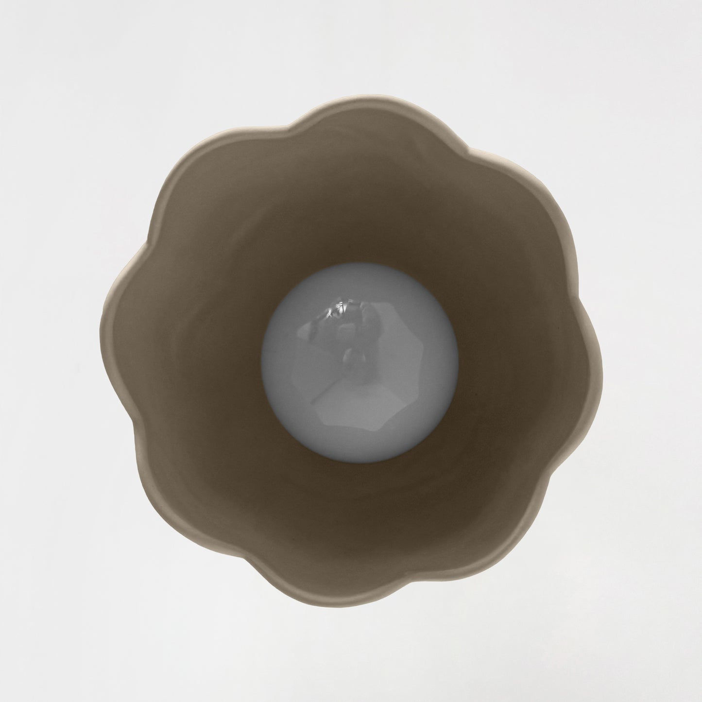 Vallea Pendant Light | Small Floral Hanging Fixture | Dune Natural