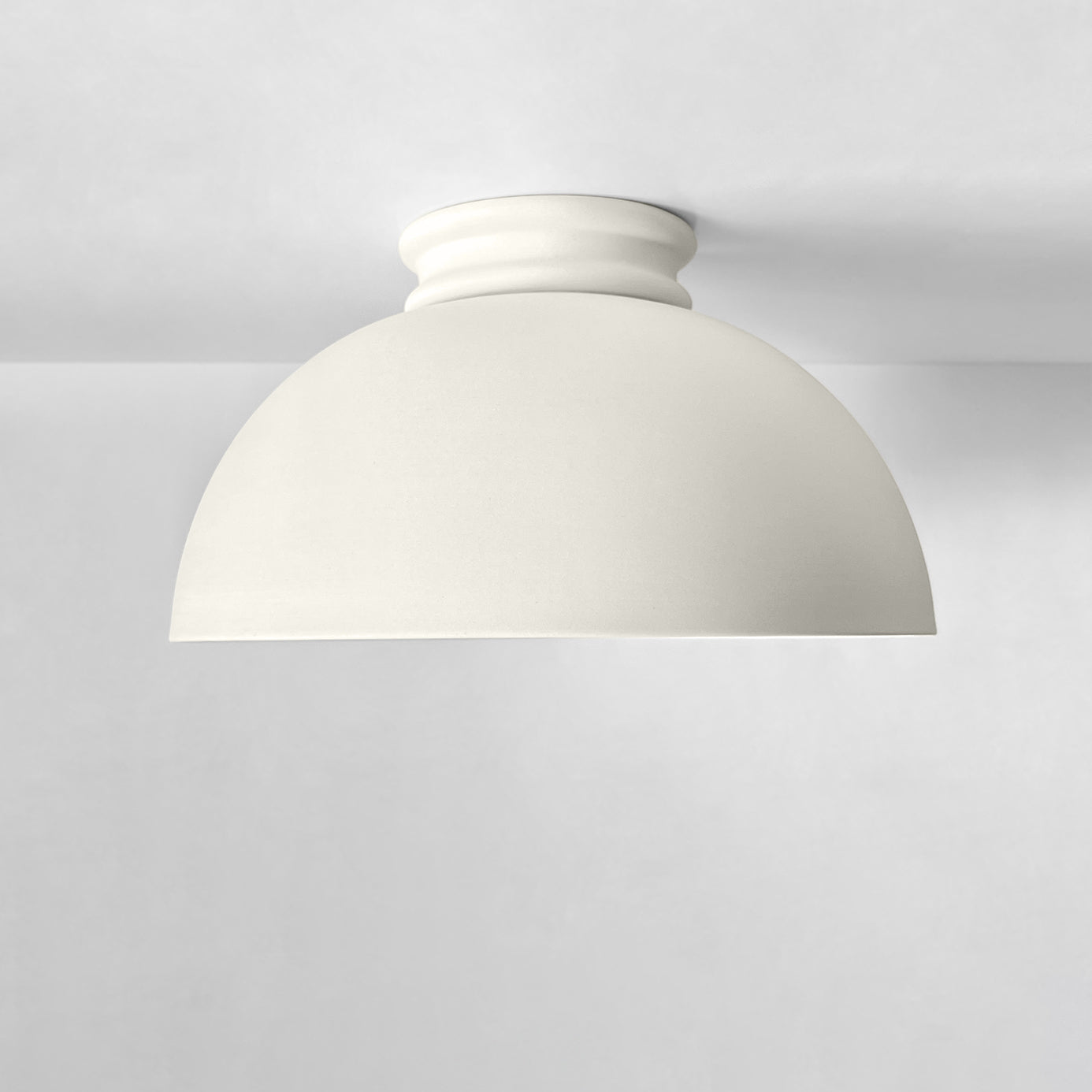 XL Pompeii Flush Mount Light Fixture - Bone