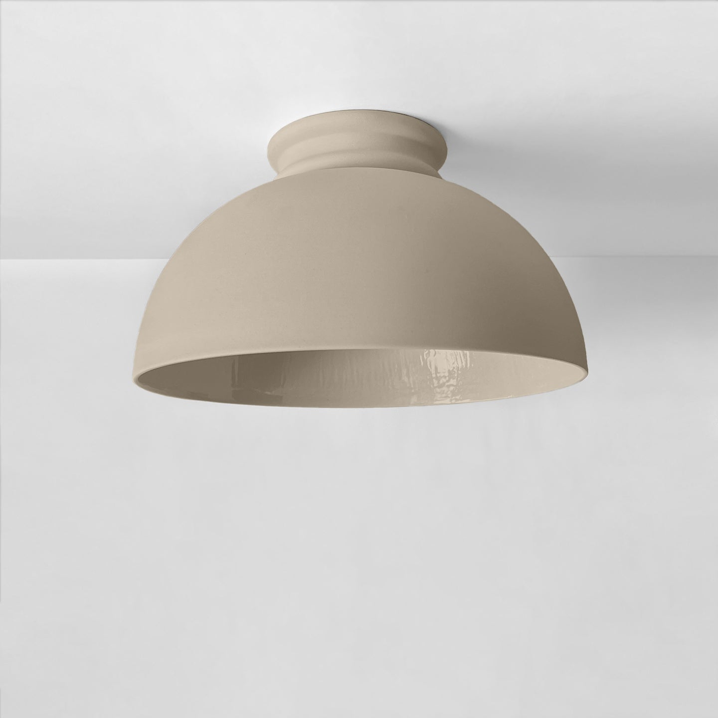 XL Pompeii Flush Mount Light Fixture - Dune