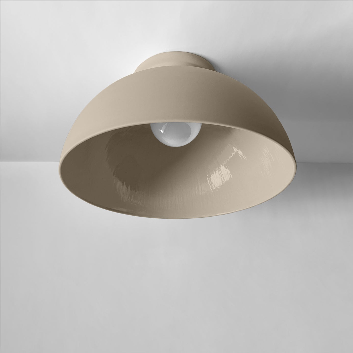 XL Pompeii Flush Mount Light Fixture - Dune
