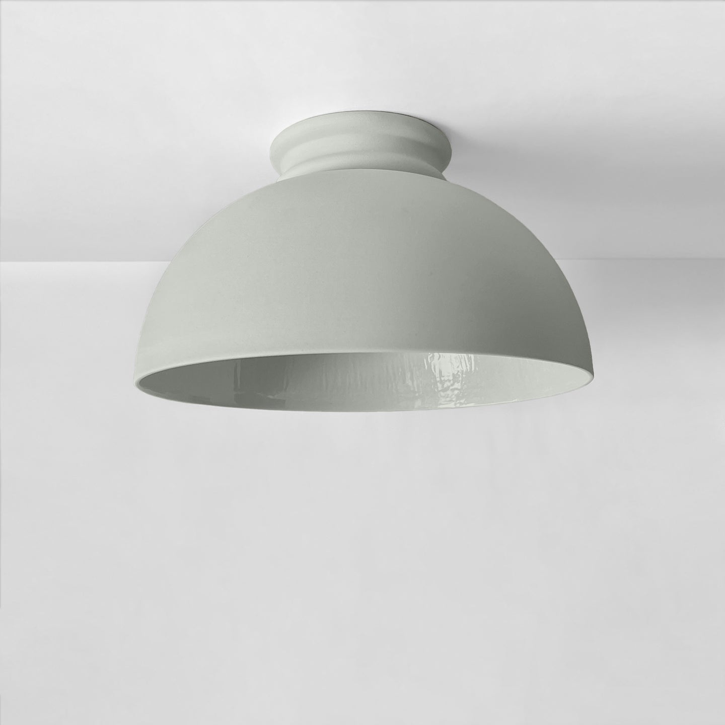 XL Pompeii Flush Mount Light Fixture - Fog