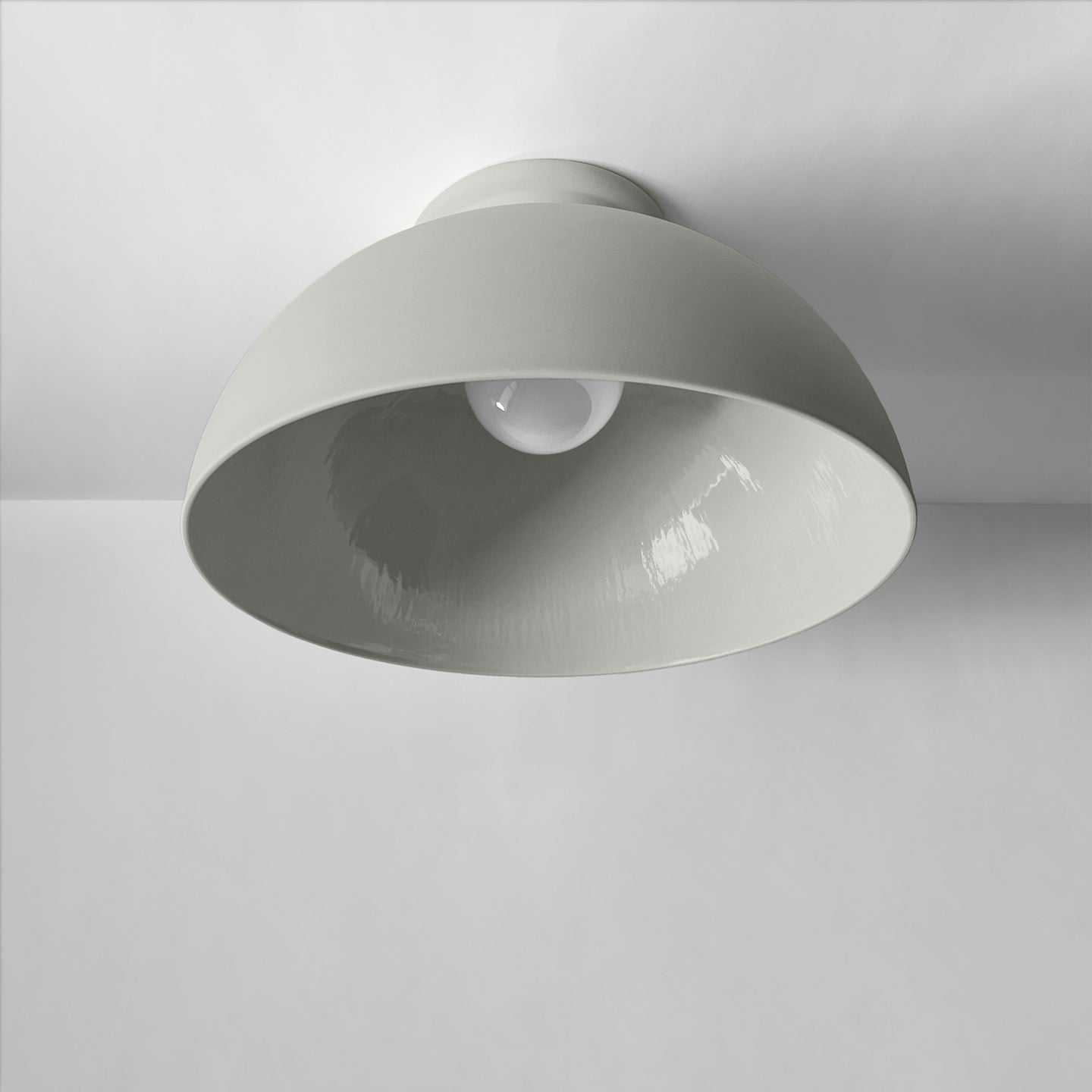 XL Pompeii Flush Mount Light Fixture - Fog