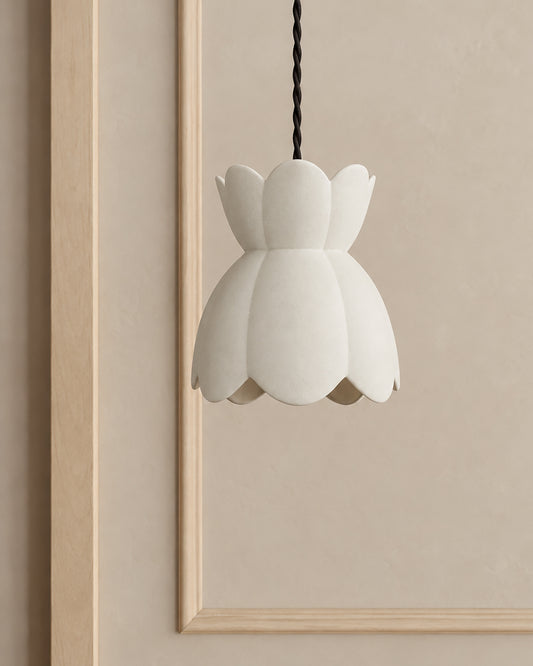Vallea Small Pendant · Bone