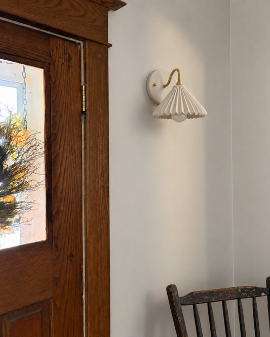 Picco Small Sconce · Bone