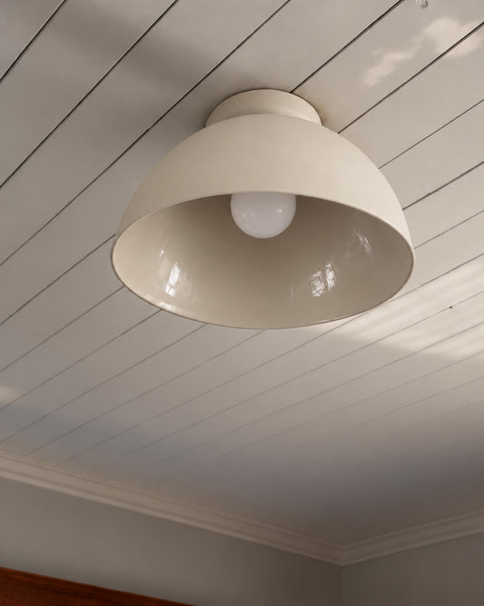 Pompeii XL Flush Mount · Bone