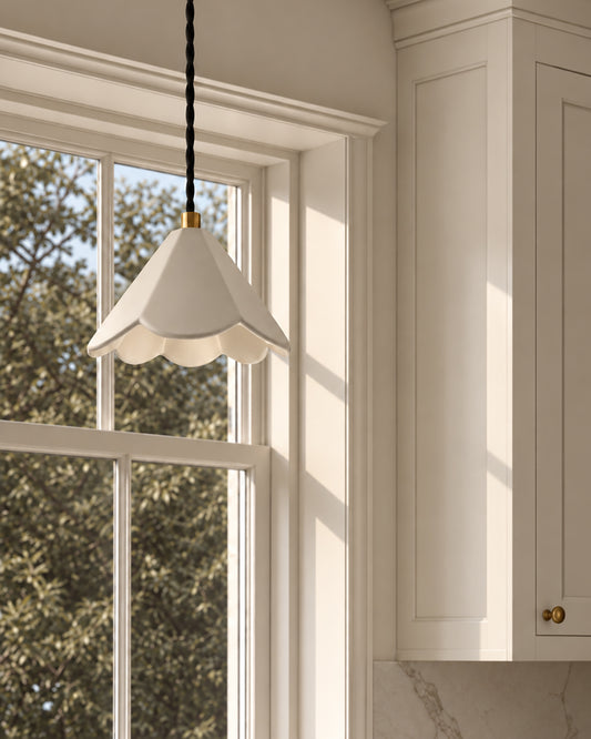 Torino Small Pendant · Bone