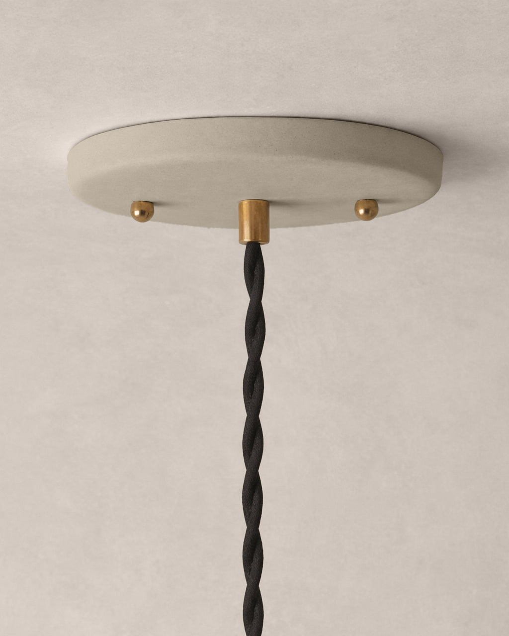 Palatino Pendant Light | Small Fluted Hanging Fixture | Natural Dune
