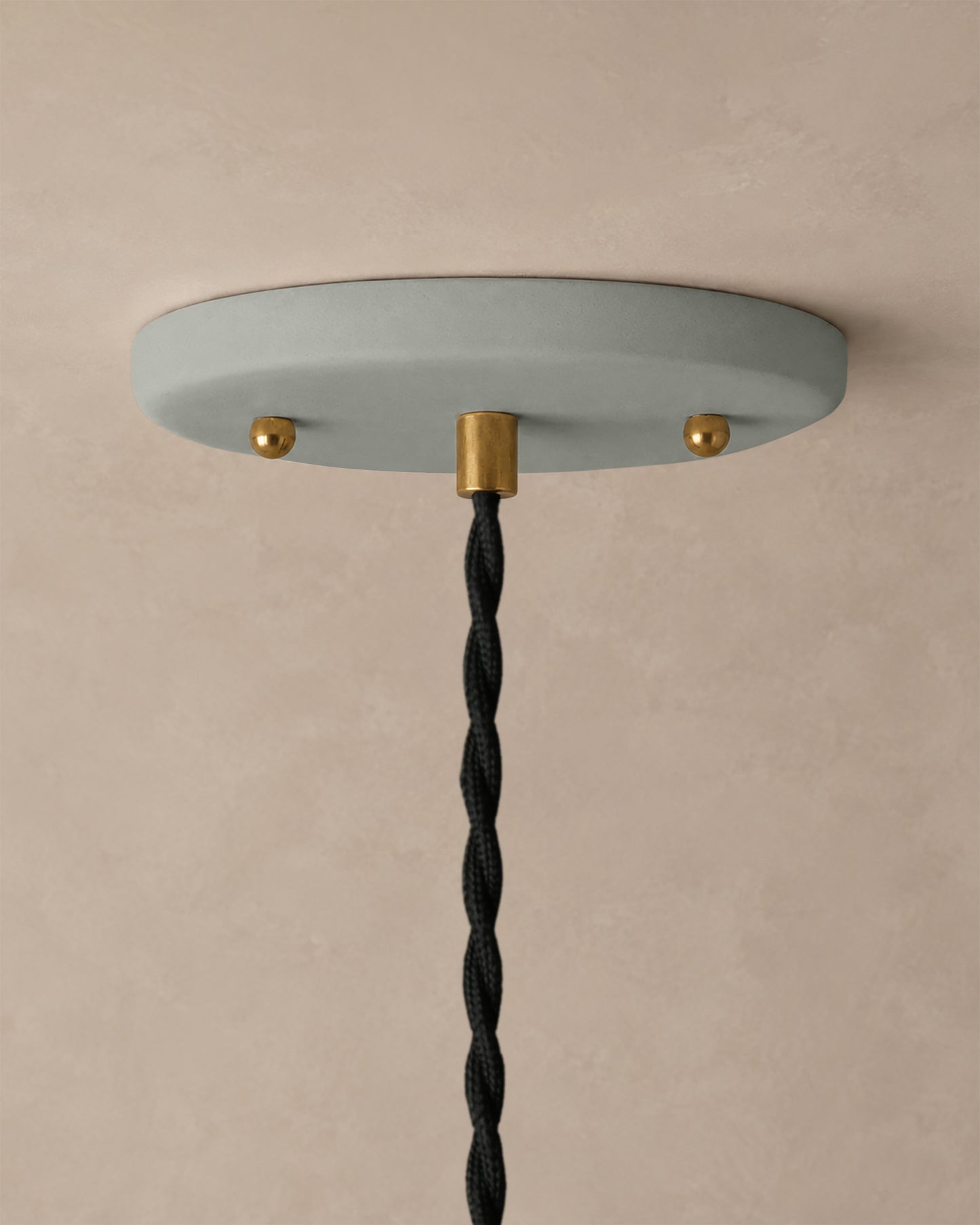 Tulipano Pendant Light | Minimalist Hanging Fixture | Fog Gray