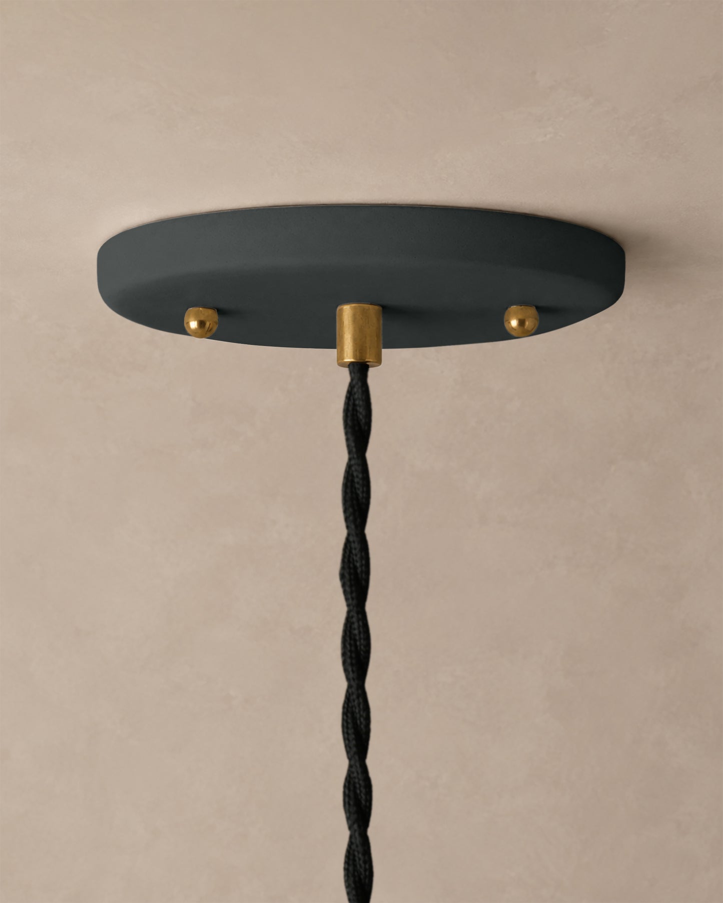 Tulipano Pendant Light | Minimalist Hanging Fixture | Shadow Charcoal Gray