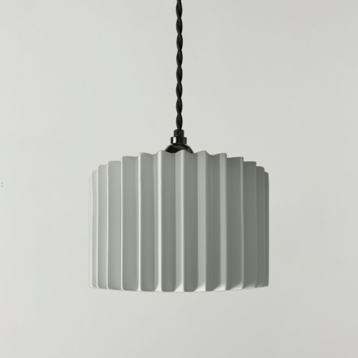 Large Syracuse Pendant Light Fixture - Fog