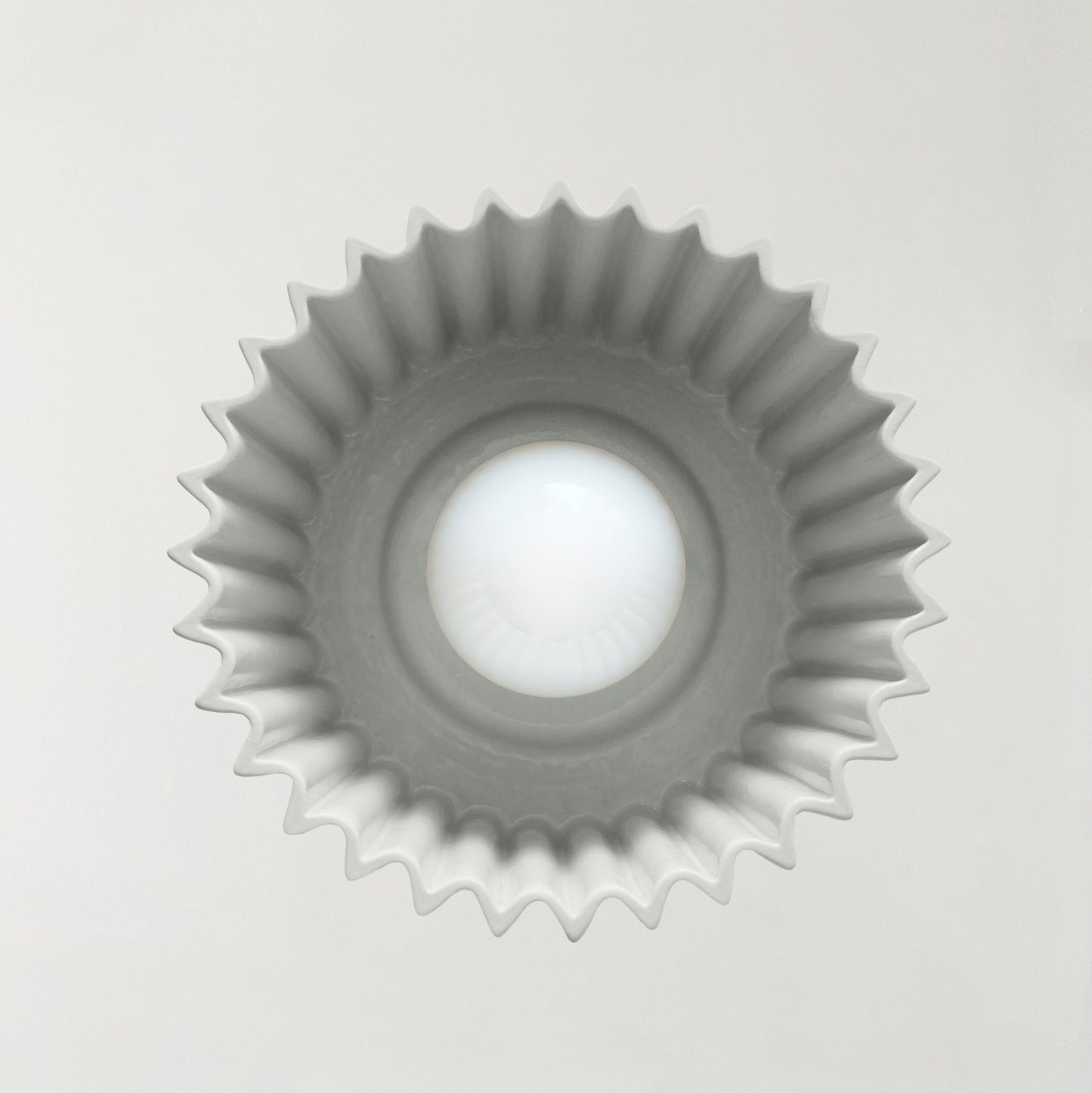 Large Syracuse Pendant Light Fixture - Fog