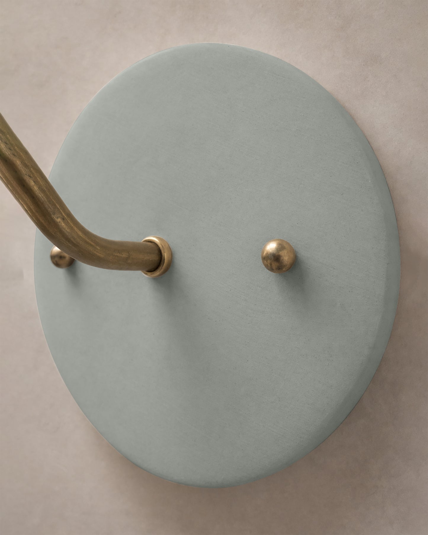 Palatino Wall Sconce | Small Fluted Light Fixture | Fog Gray