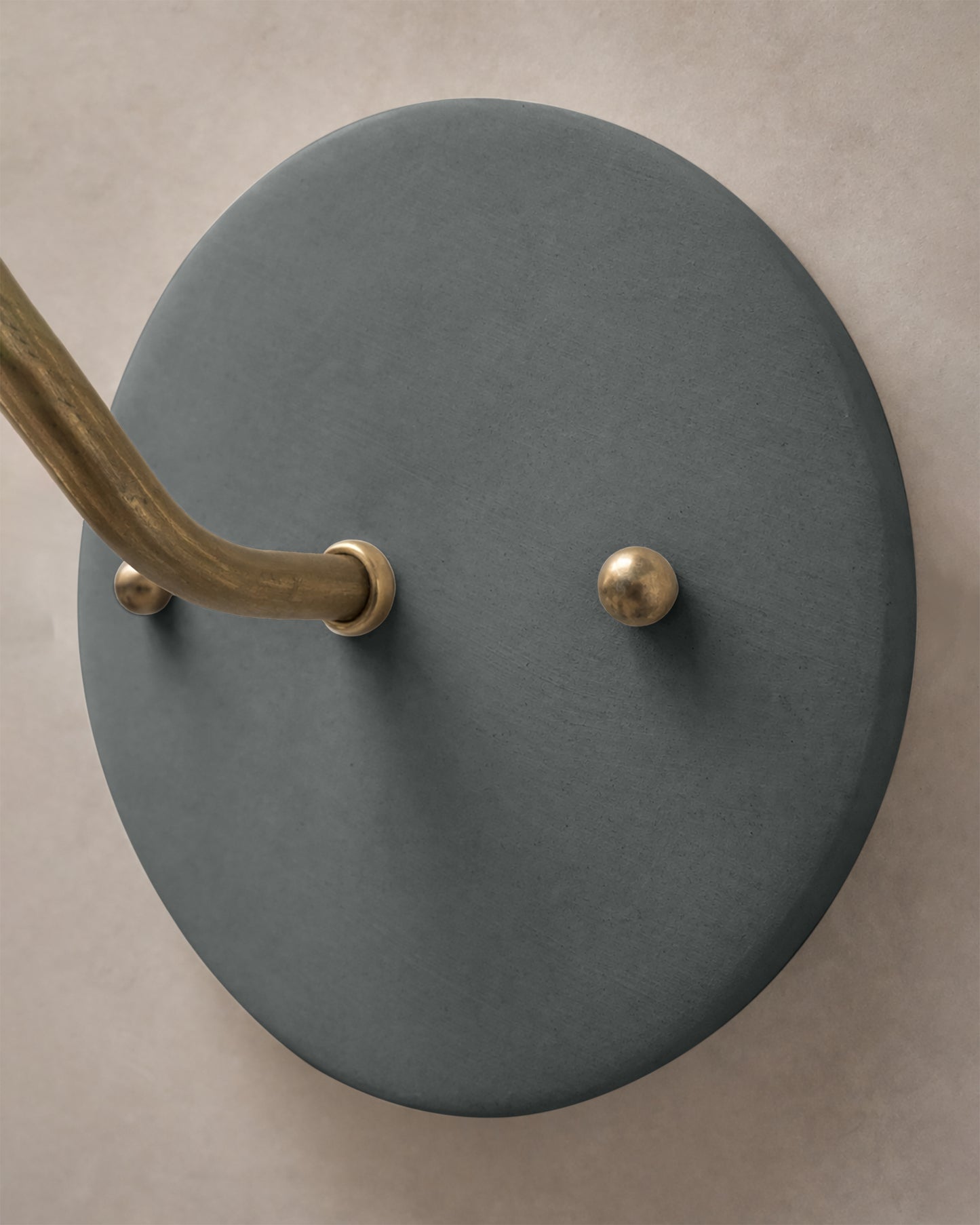 Palatino Wall Sconce | Small Fluted Light Fixture | Shadow Charcoal Gray