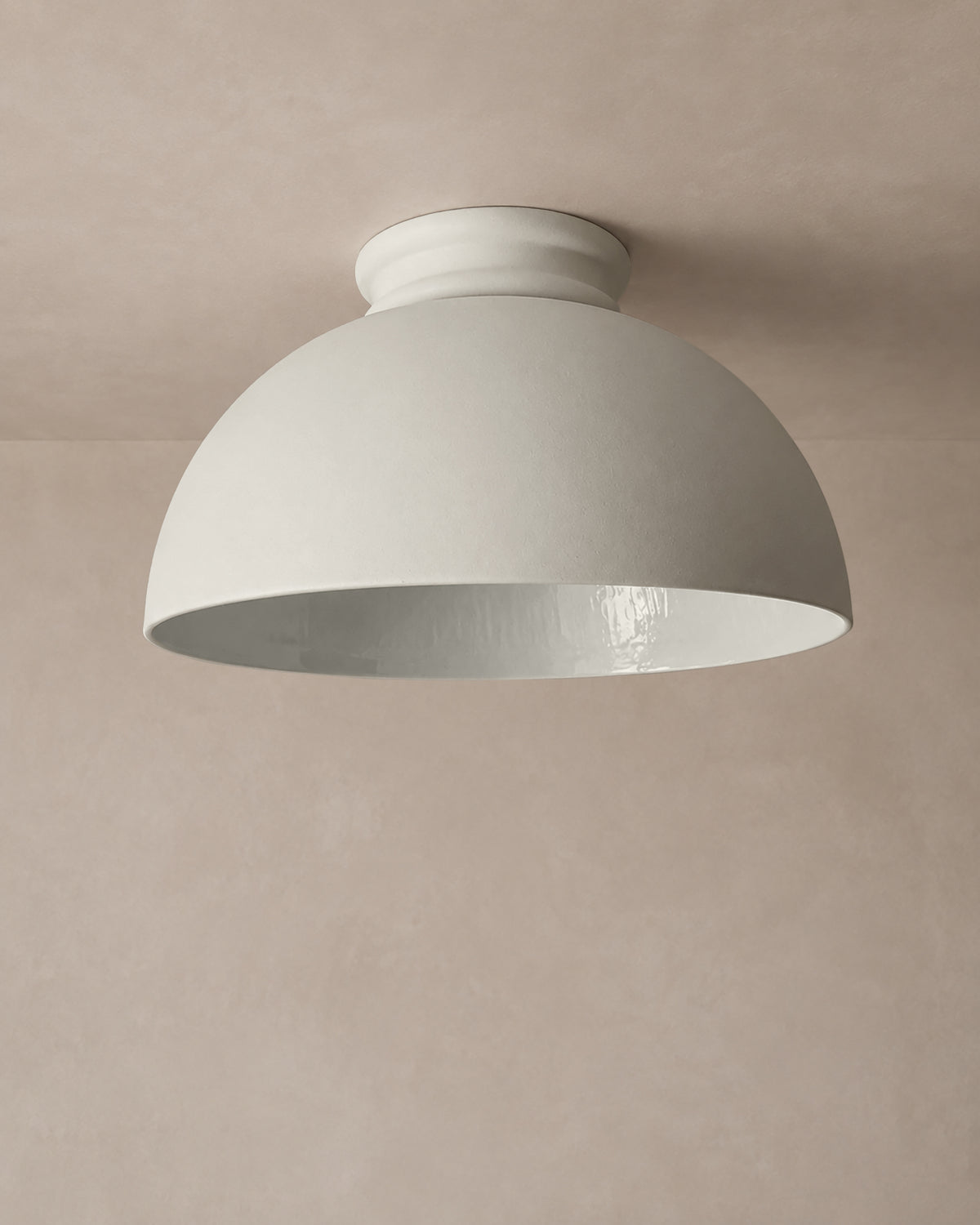 Pompeii XL Flush Mount · Bone