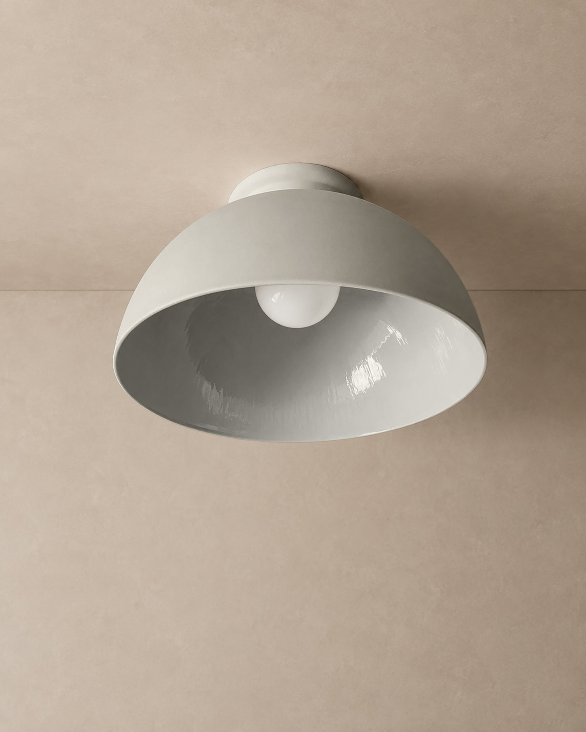 Pompeii XL Flush Mount · Bone
