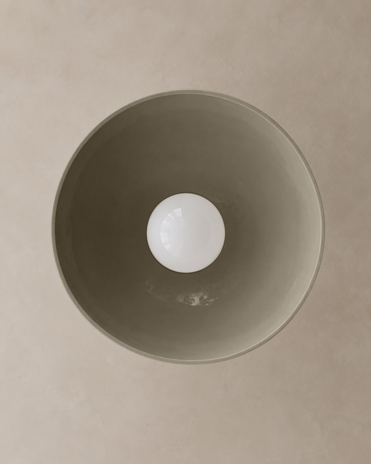 Pompeii Pendant Light | Large Dome Hanging Fixture | Dune Natural
