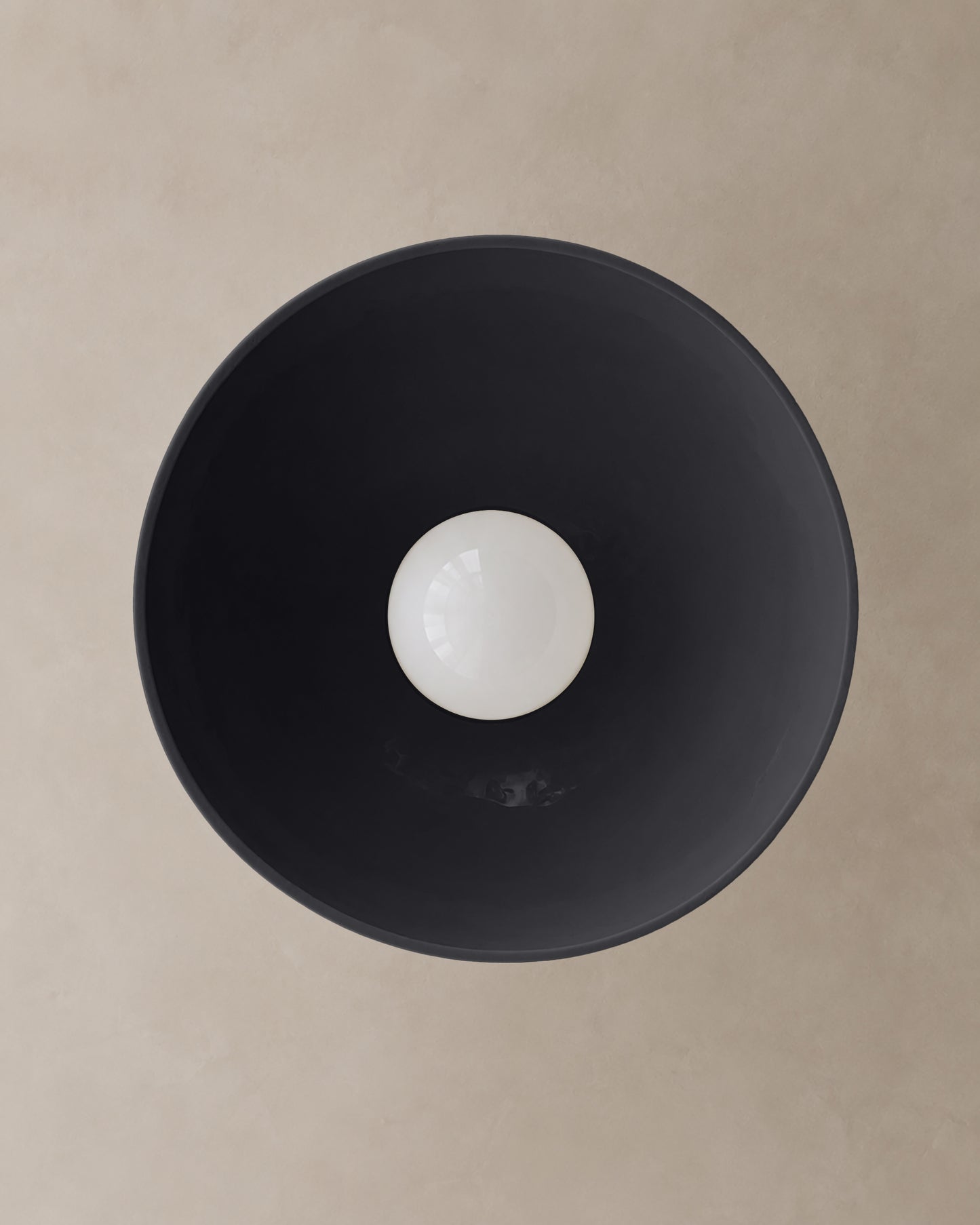 Pompeii Pendant Light | Large Dome Hanging Fixture | Shadow Charcoal Gray