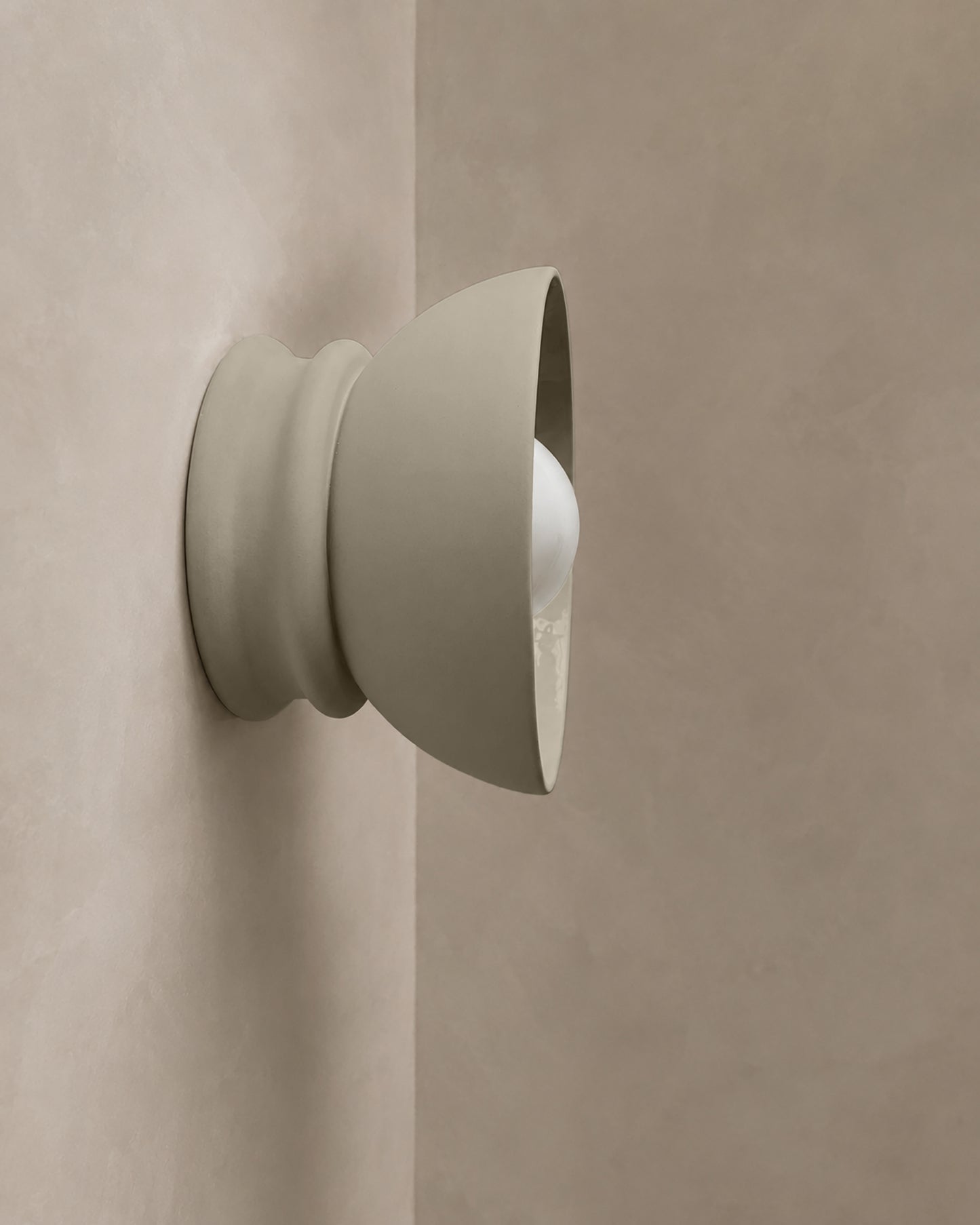 Pompeii Wall Sconce | Small Dome Light Fixture | Dune Natural