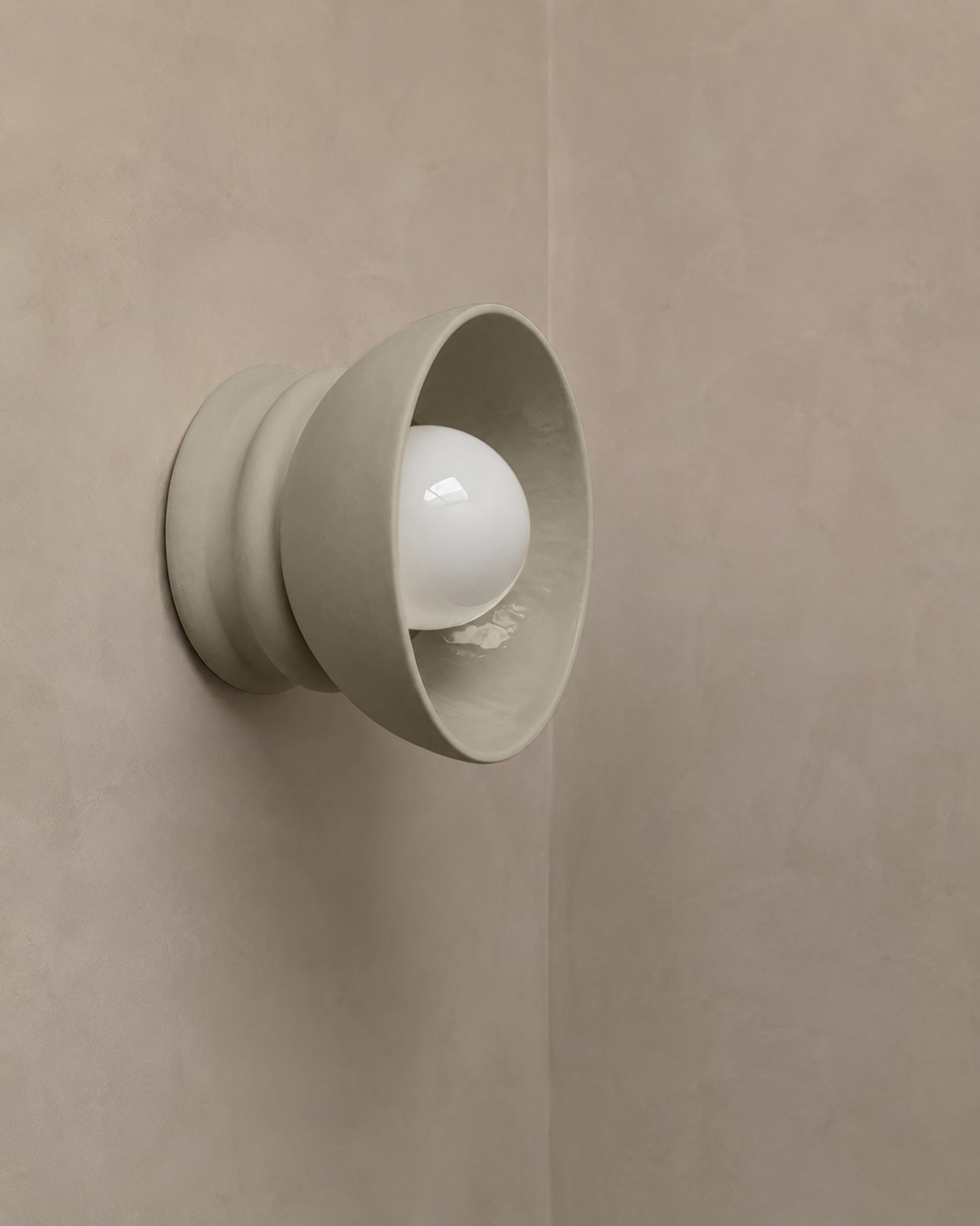Pompeii Wall Sconce | Small Dome Light Fixture | Dune Natural