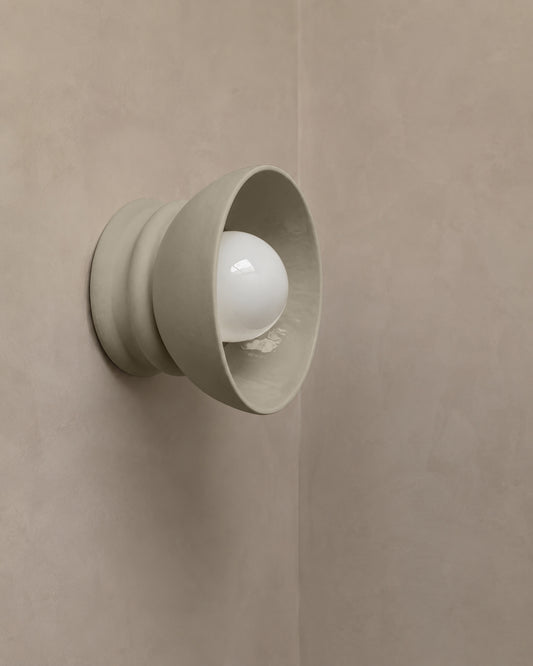 Pompeii Wall Sconce | Small Dome Light Fixture | Dune Natural