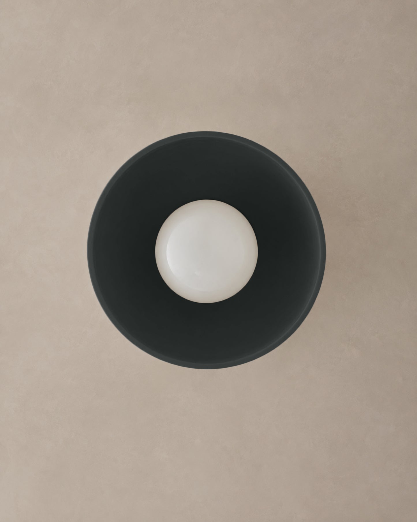 Pompeii Wall Sconce | Small Dome Light Fixture | Shadow Charcoal Gray