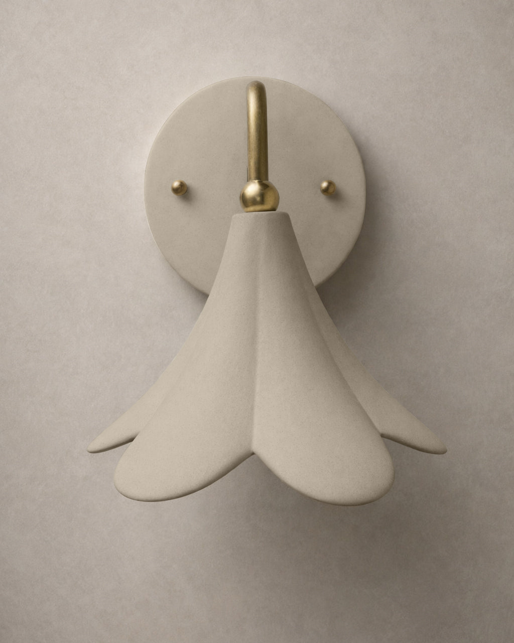 Serafina Wall Sconce | Small Floral Light Fixture | Natural Dune