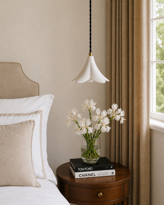 Serafina Small Pendant · Bone