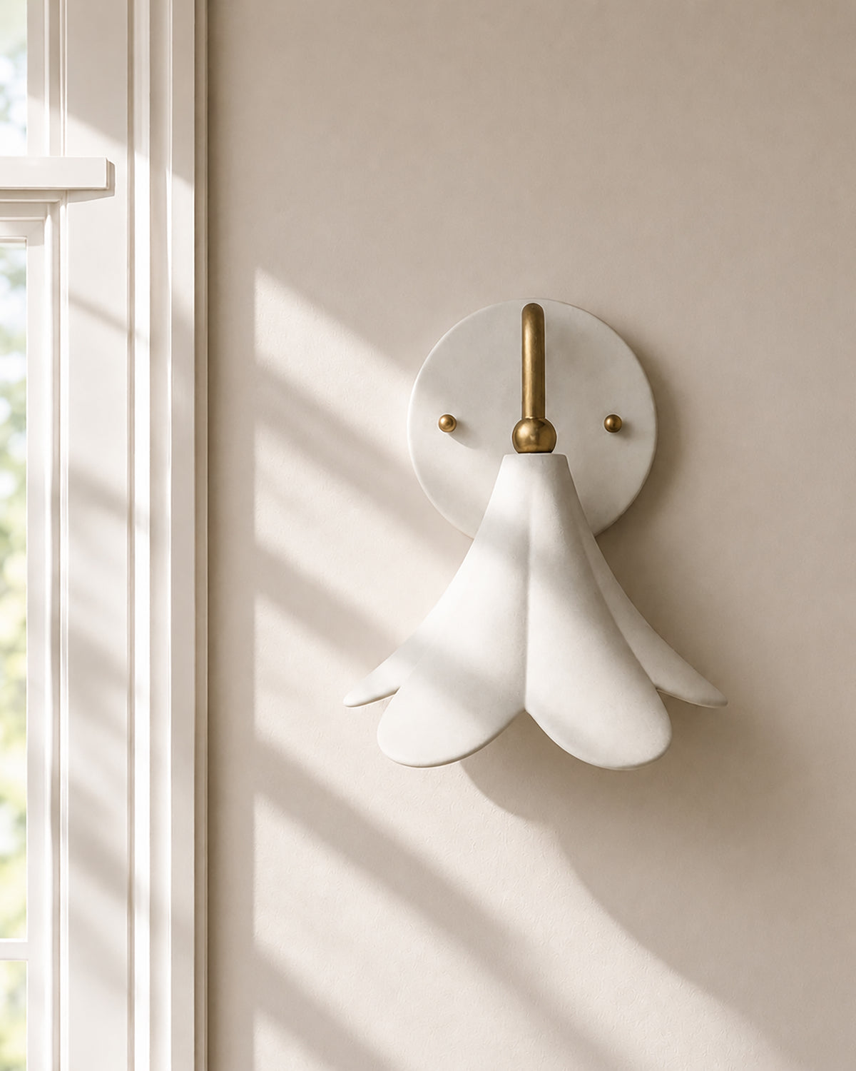 Serafina Small Sconce · Bone