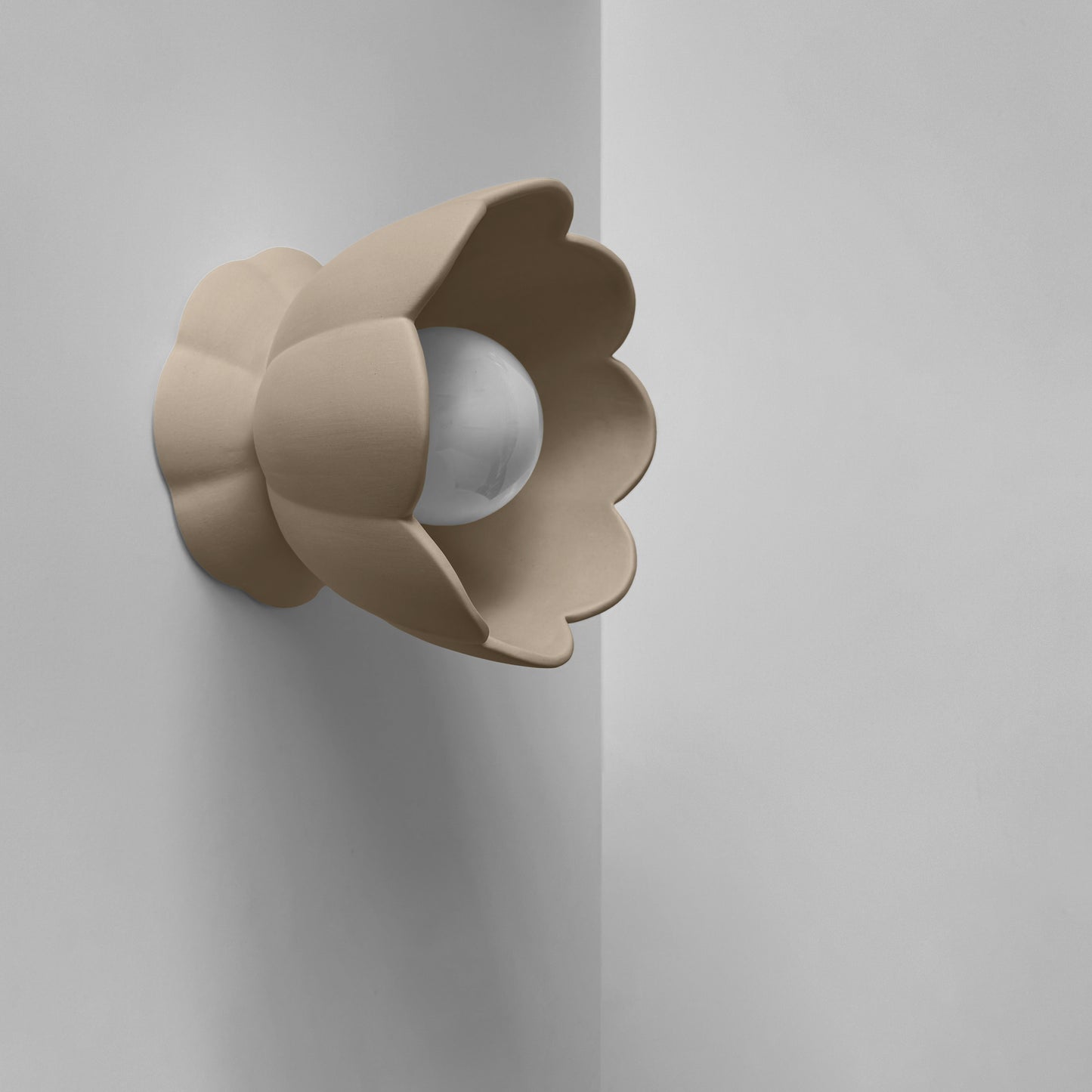 Vallea Wall Sconce | Small Floral Light Fixture | Dune Natural