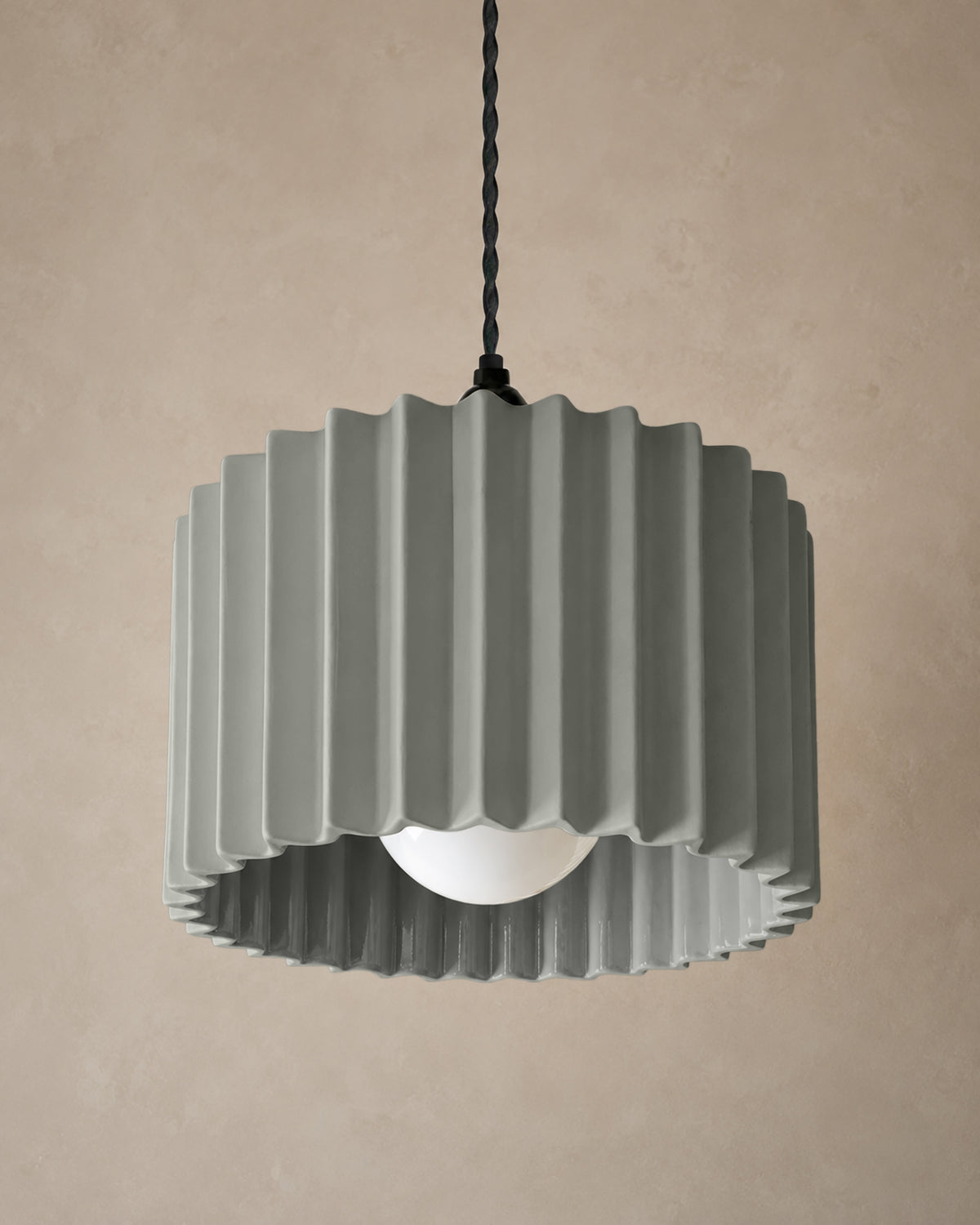 Syracuse Large Pendant · Fog