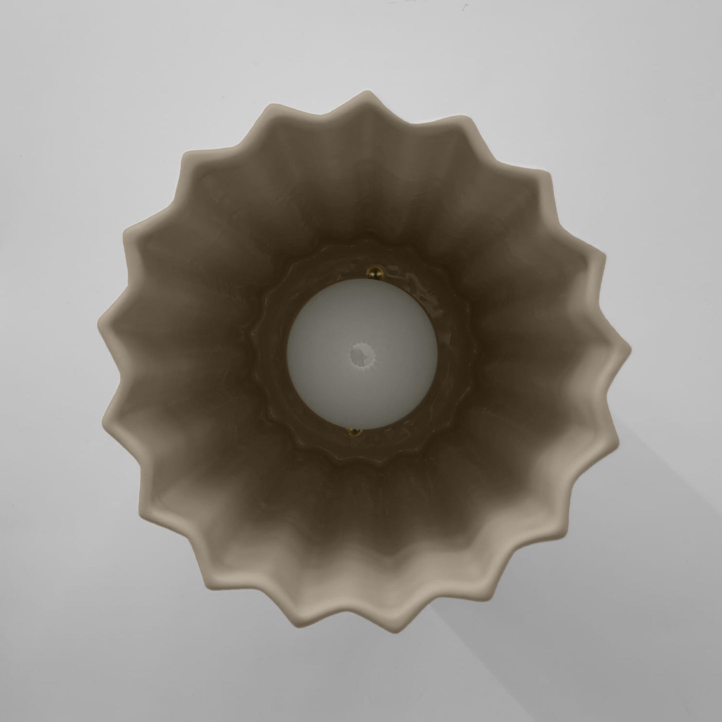 Syracuse Flush Mount Light | XL Pleated Ceiling Fixture | Dune Natural